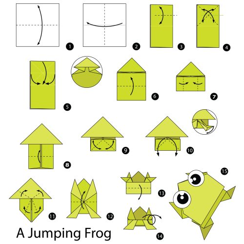 Step,By,Step,Instructions,How,To,Make,Origami,A,Jumping